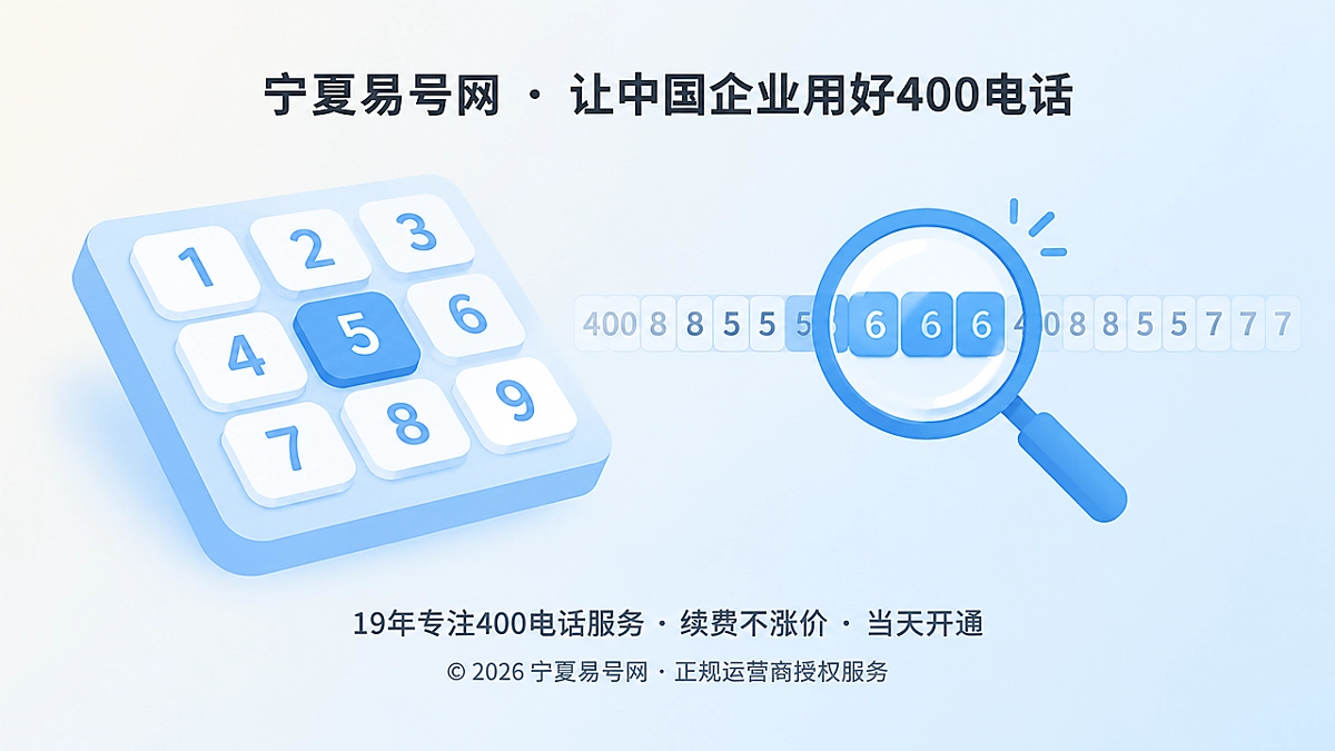2026年400电话选号指南：先核查号码误拨半径